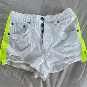 CARMAR WHITE JEAN SHORTS